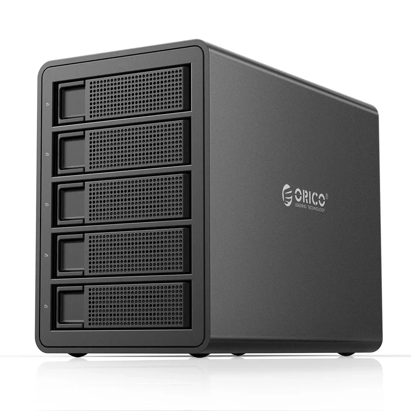 ORICO 35 Series 5 Bay HDD Docking Station With Dual Chip 150W Built-in Power Hard Drive Case for Altcoins Mining