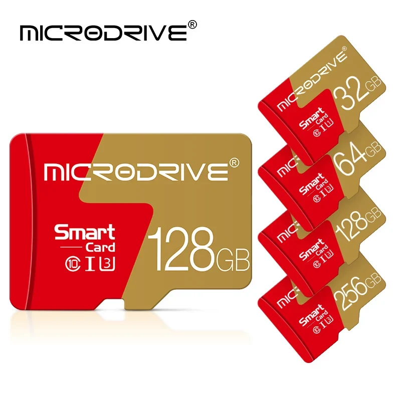 Memory Card 128gb 256gb Class 10 Micro tf SD Card 32gb 16gb 8GB 4GB Flash Cards mini sd TF card mini sd card with card reader