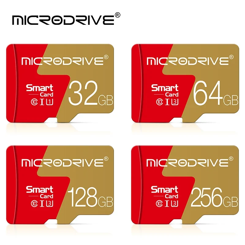 Memory Card 128gb 256gb Class 10 Micro tf SD Card 32gb 16gb 8GB 4GB Flash Cards mini sd TF card mini sd card with card reader