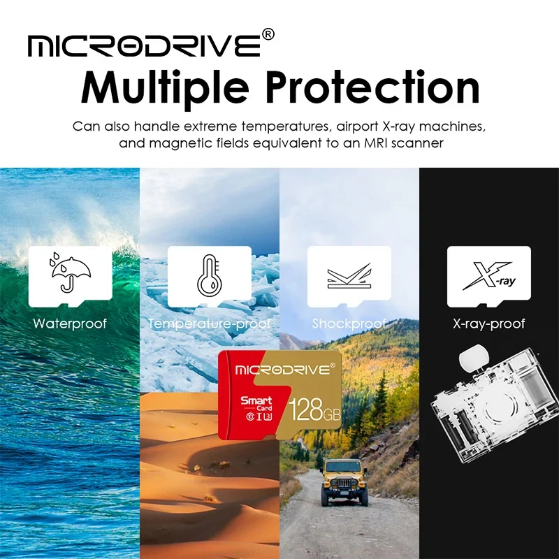 Memory Card 128gb 256gb Class 10 Micro tf SD Card 32gb 16gb 8GB 4GB Flash Cards mini sd TF card mini sd card with card reader