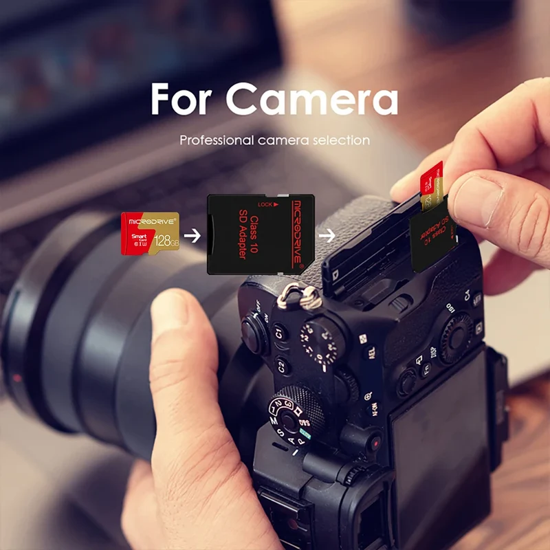 Memory Card 128gb 256gb Class 10 Micro tf SD Card 32gb 16gb 8GB 4GB Flash Cards mini sd TF card mini sd card with card reader