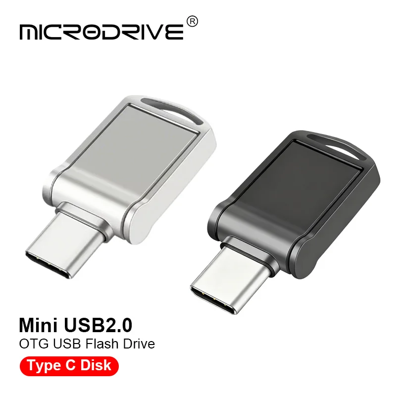 2 In1 Mini OTG Type C Pen Drive Usb2.0 Memory Stick 16GB 32GB 8GB Usb Flash Card 128GB 256GB 512GB Type-C Pendrive