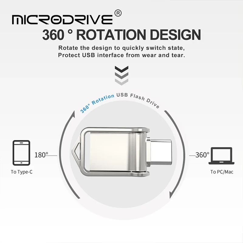 2 In1 Mini OTG Type C Pen Drive Usb2.0 Memory Stick 16GB 32GB 8GB Usb Flash Card 128GB 256GB 512GB Type-C Pendrive