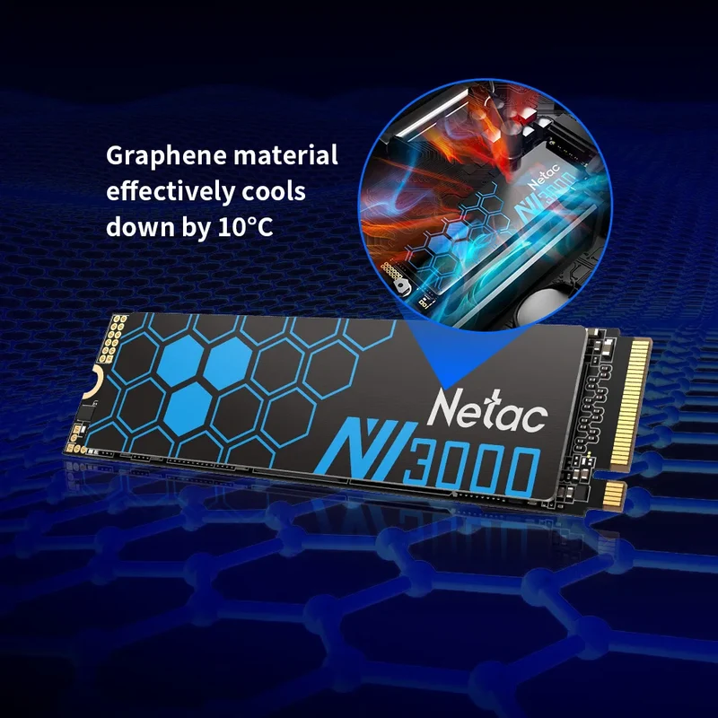 Netac NV3000 SSD M2 NVMe 3500MB/s PCIe 3.0 HD 250GB 500GB 1TB 2TB M.2 Hard Disk Internal Solid State Drive for Desktop Laptop