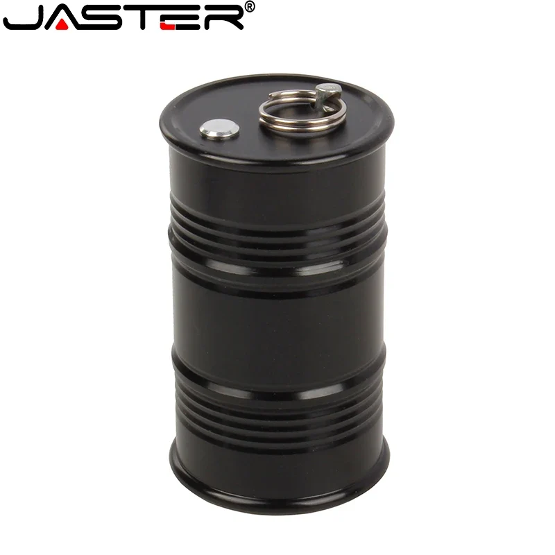 JASTER Colorful Oil Drum USB Flash Drives 128GB Metal Pen Drive 64GB Real Capacity Memory Stick 32GB Portable Pendrive 16GB 8GB