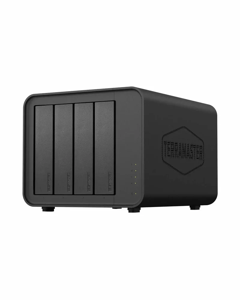 TERRAMASTER F4-424 Pro NAS Storage – 4Bay Core i3 8-Core 8-Thread CPU, 32GB DDR5 RAM, Network Attached Storage (Diskless)