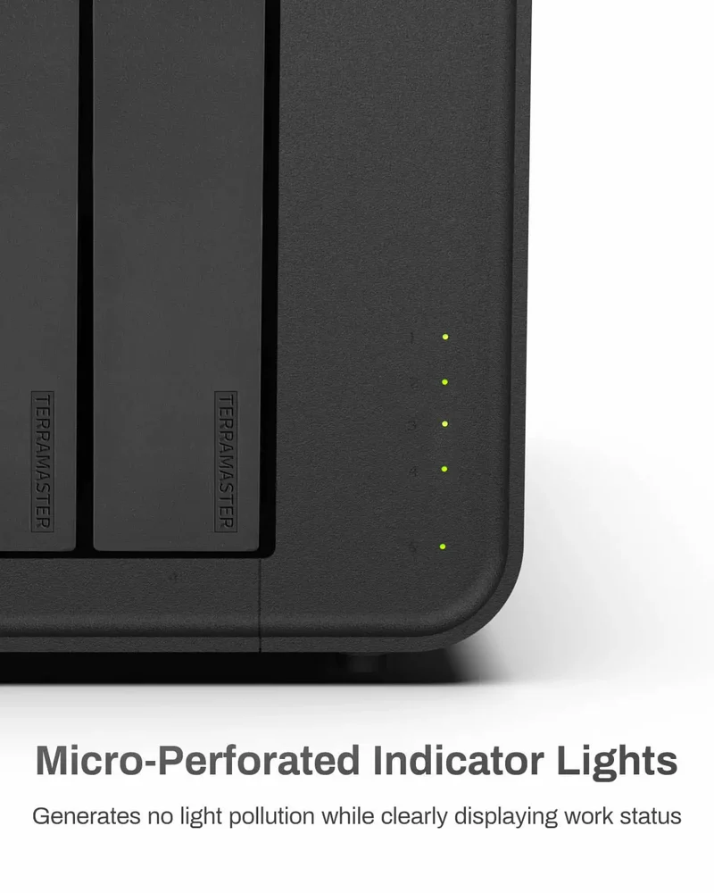 TERRAMASTER F4-424 Pro NAS Storage – 4Bay Core i3 8-Core 8-Thread CPU, 32GB DDR5 RAM, Network Attached Storage (Diskless)