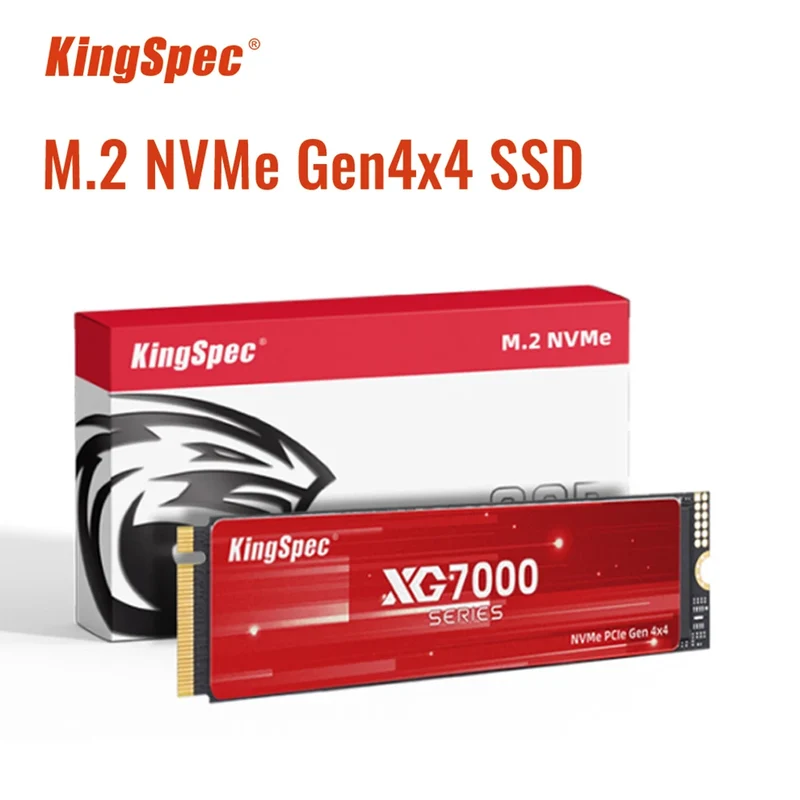 KingSpec M2 PCIe4.0 NVMe SSD 512G 1TB 2TB PCIe3.0 500g 4tb Hard Drive Hard Drives Hdd Disk hd for Laptop Desktop PS4 PS5