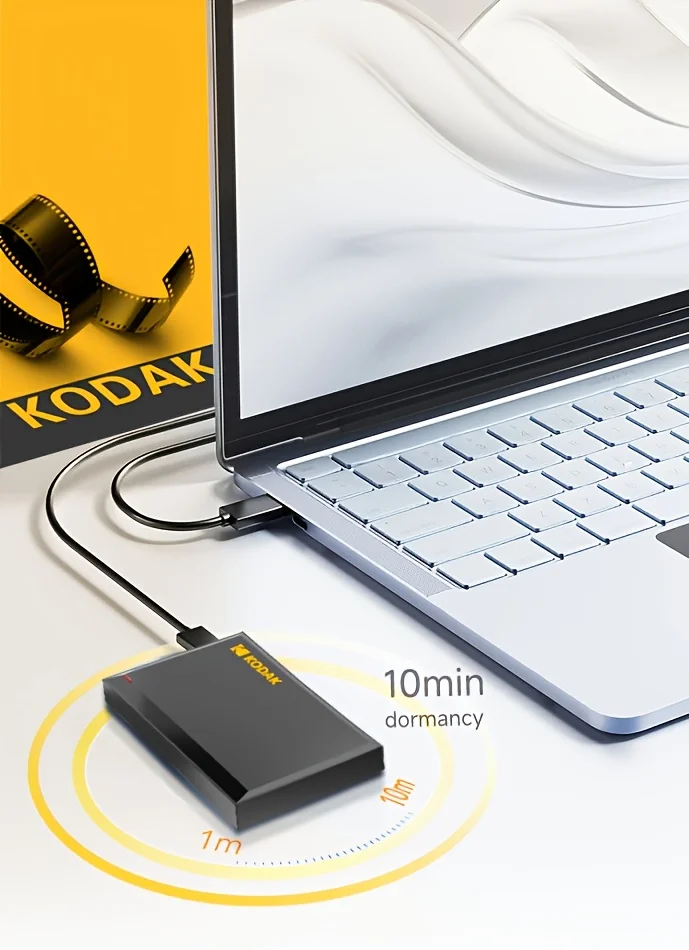 KODAK P190 Portable External Hard Drive 500GB 1TB USB 3.0 HDD Mechanical Mobile Disk for PC Laptop Gaming Storage