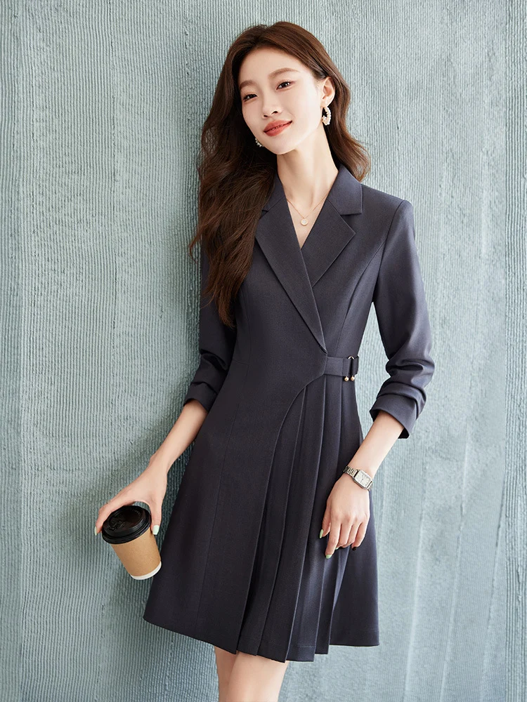 Gao Ding Light Luxury Suit dress Women's 2024 New Business Wear Business Commuter Gold Store Sales Department Work Clothes