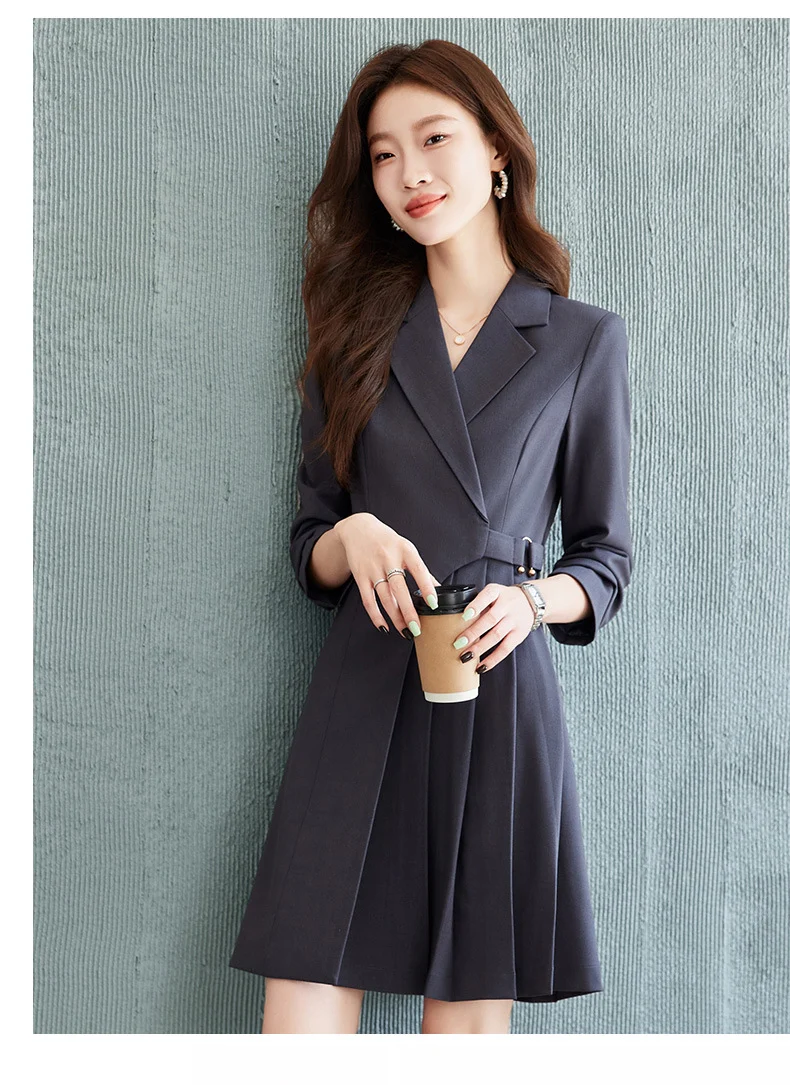 Gao Ding Light Luxury Suit dress Women's 2024 New Business Wear Business Commuter Gold Store Sales Department Work Clothes