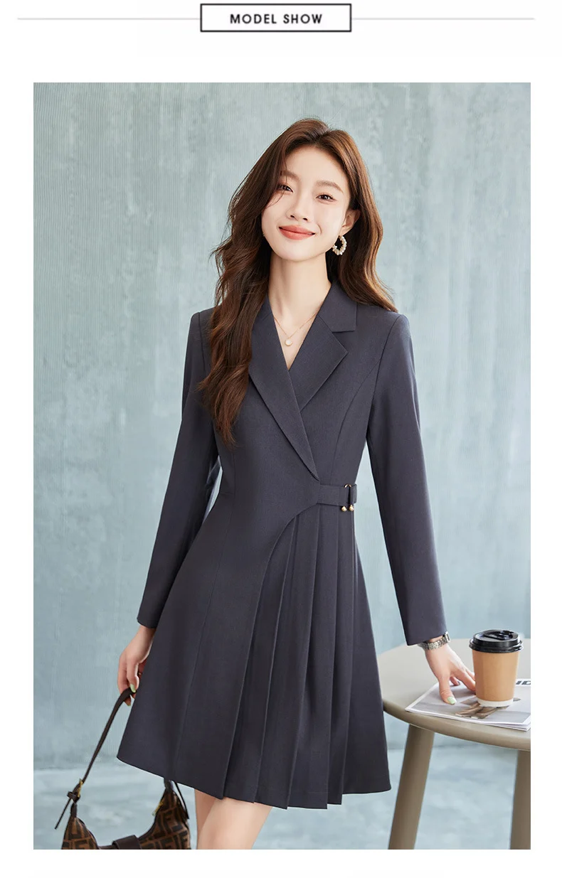 Gao Ding Light Luxury Suit dress Women's 2024 New Business Wear Business Commuter Gold Store Sales Department Work Clothes