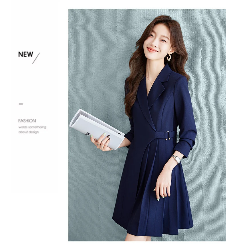 Gao Ding Light Luxury Suit dress Women's 2024 New Business Wear Business Commuter Gold Store Sales Department Work Clothes