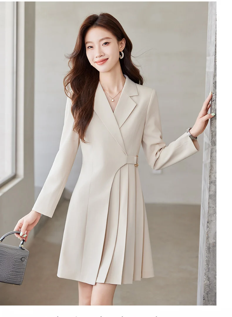 Gao Ding Light Luxury Suit dress Women's 2024 New Business Wear Business Commuter Gold Store Sales Department Work Clothes