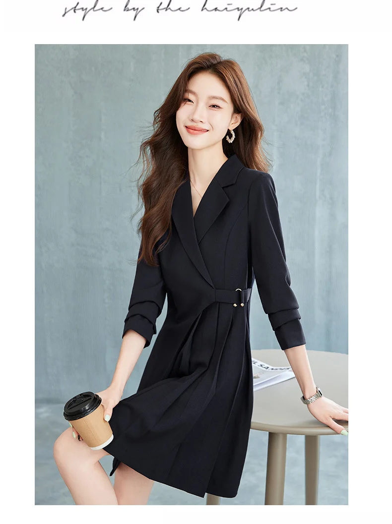 Gao Ding Light Luxury Suit dress Women's 2024 New Business Wear Business Commuter Gold Store Sales Department Work Clothes