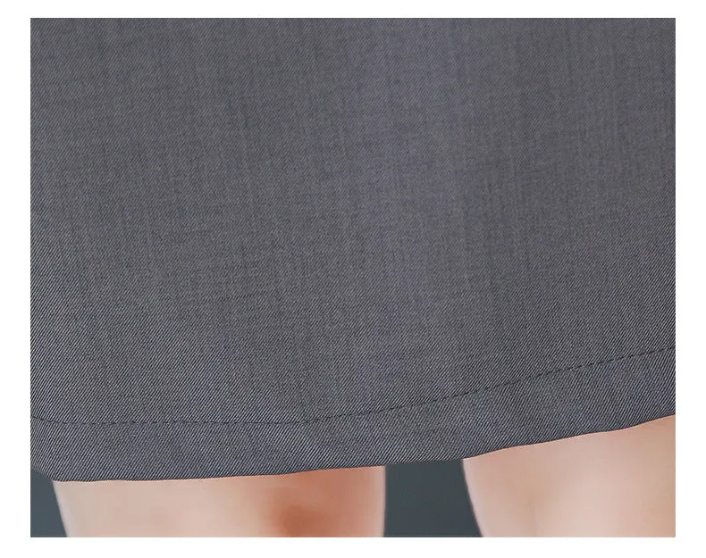French Hepburn Style Small Black Dress High Sense High Cold Royal Sister Fried Street Small Fragrance Style Pleated Professional Suit dress Summer