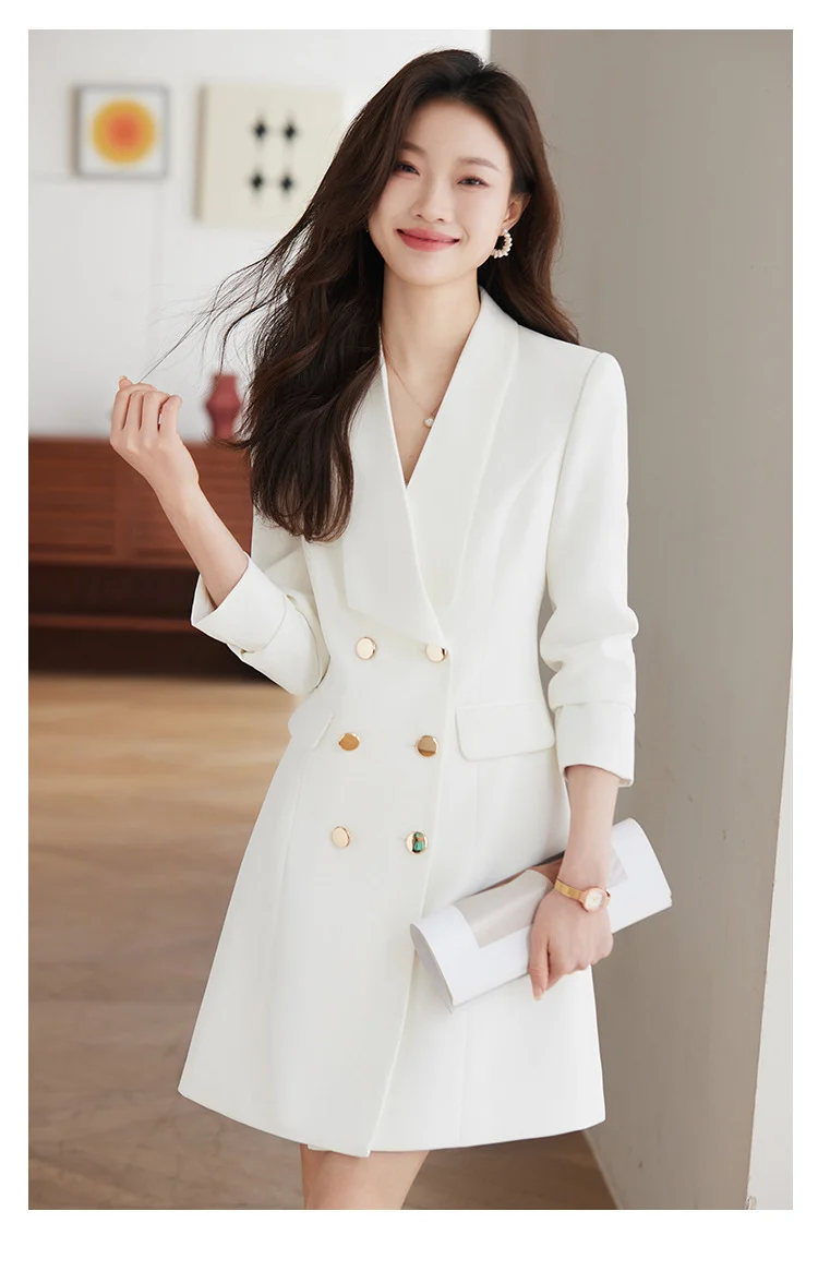 French Hepburn Style Small Black Dress High Sense High Cold Royal Sister Fried Street Small Fragrance Style Pleated Professional Suit dress Summer