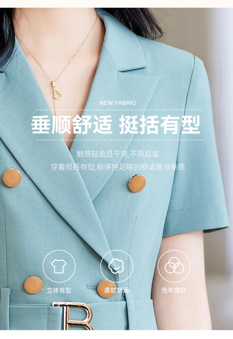 French Hepburn Style Small Black Dress High Sense High Cold Royal Sister Fried Street Small Fragrance Style Pleated Professional Suit dress Summer