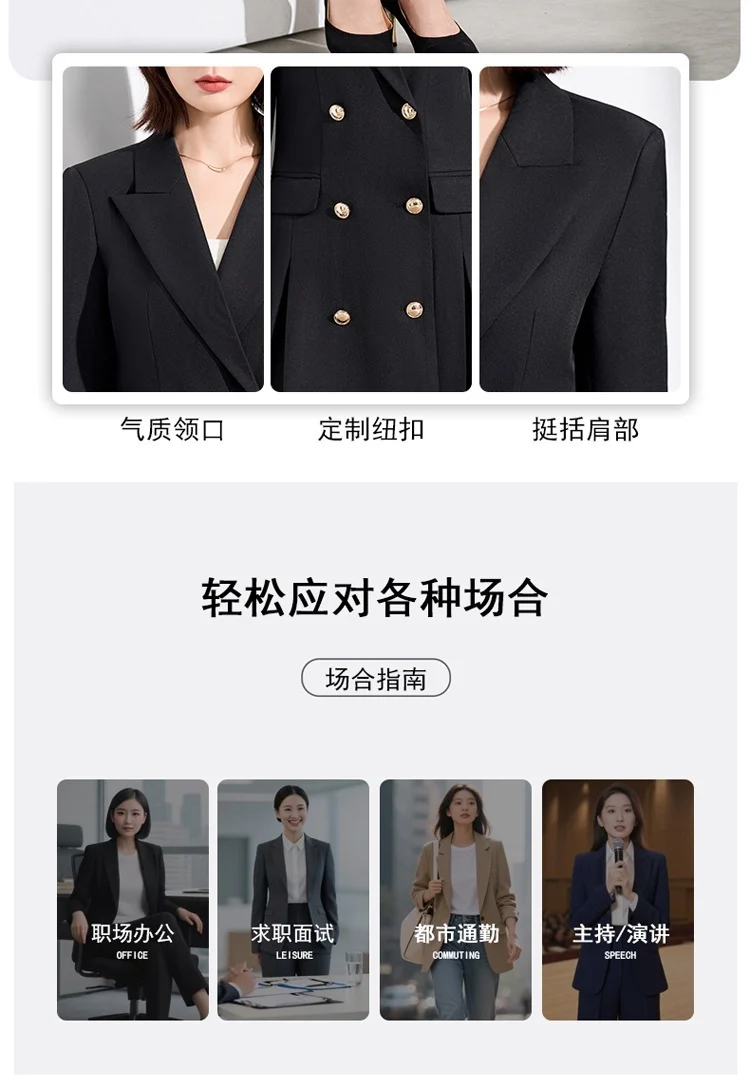 French Hepburn Style Small Black Dress High Sense High Cold Royal Sister Fried Street Small Fragrance Style Pleated Professional Suit dress Summer