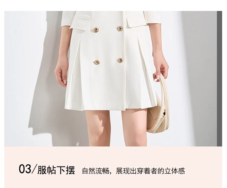 French Hepburn Style Small Black Dress High Sense High Cold Royal Sister Fried Street Small Fragrance Style Pleated Professional Suit dress Summer