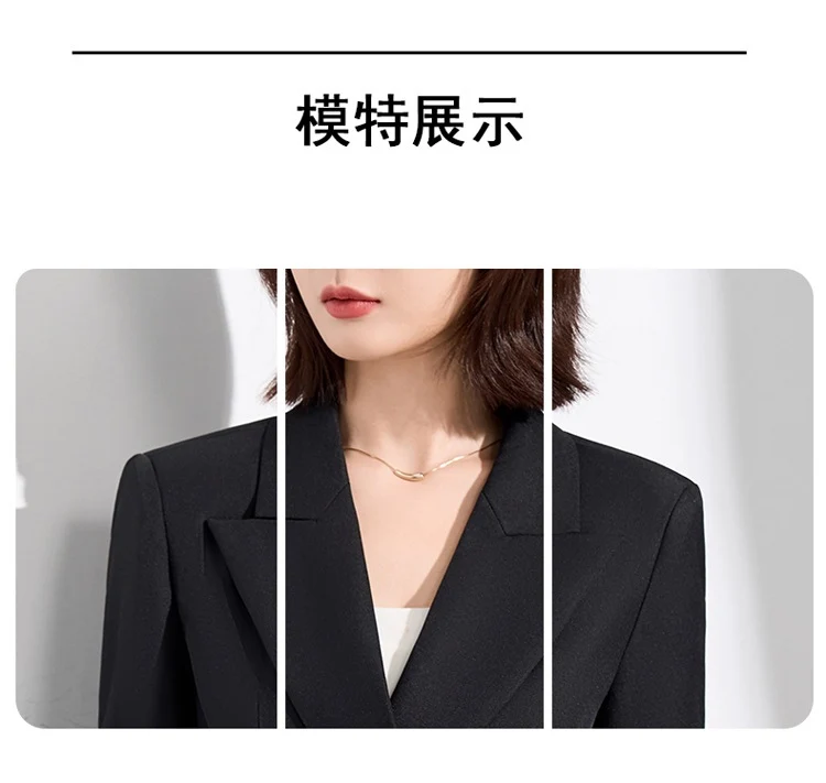 French Hepburn Style Small Black Dress High Sense High Cold Royal Sister Fried Street Small Fragrance Style Pleated Professional Suit dress Summer