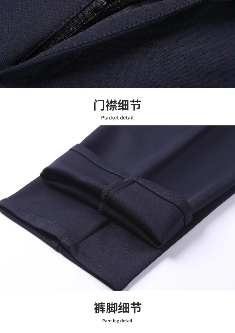 Trousers Women's Black Work Professional Straight-Leg Women's Pants High Waist Work Dress Pants Slim Look Suit Pants Draped Pants