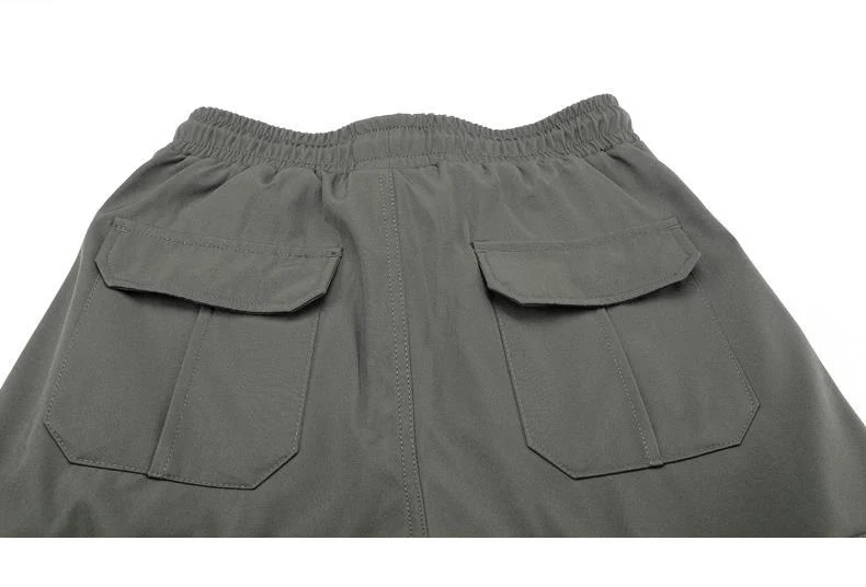 Ice Silk Crock Pants Men's Leg-tipped Summer Thin Casual Pants Loose plus size Quick-drying Pants Fashion Brand Sports Pants