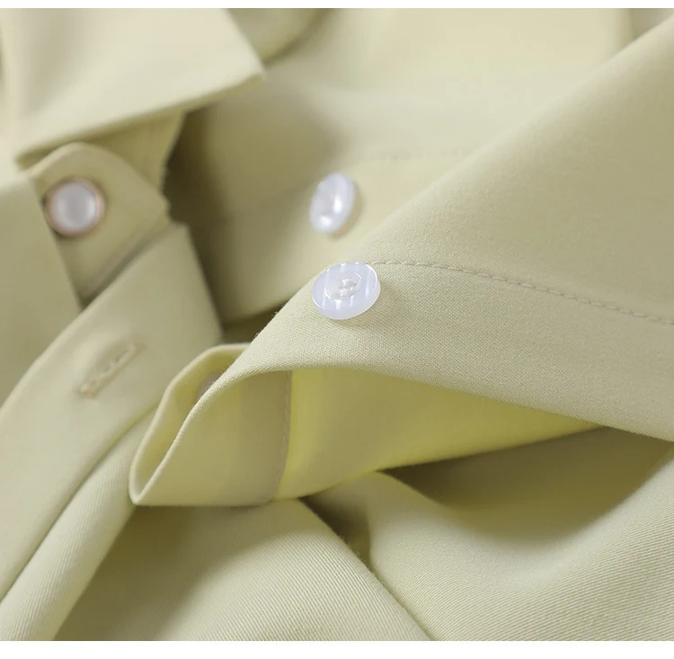 [Elegant Long Skirt] V-neck Short-sleeved dress High-end Work Clothes Mid-length Skirt Spring and Summer Business Wear Uniform