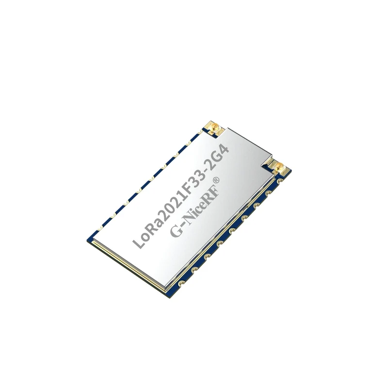 G-NiceRF | 2PCS LoRa2021F33-2G4 2W High Power LoRa Module FLRC up to 2.6Mbps, Sub-GHz Sensitivity up to -144dBm LR2021 Chipset