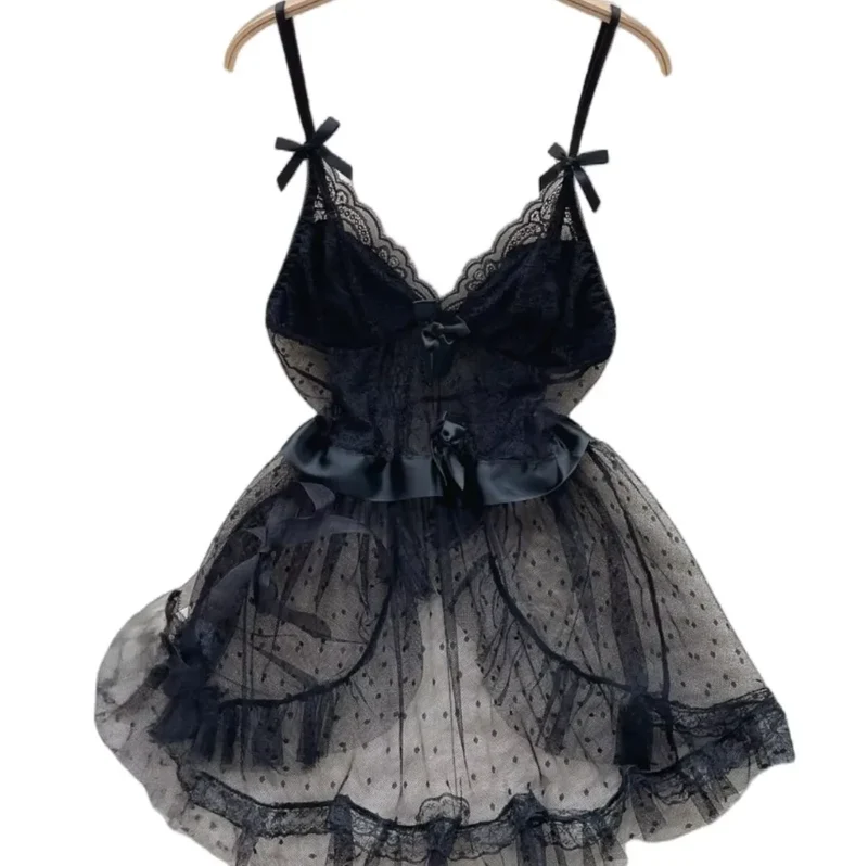 Woman Plus Size Sexy V-Neck Strap Dress Lace Trim Slim Short Dress Women Fashion Comfortable Dress Party Hotsweet