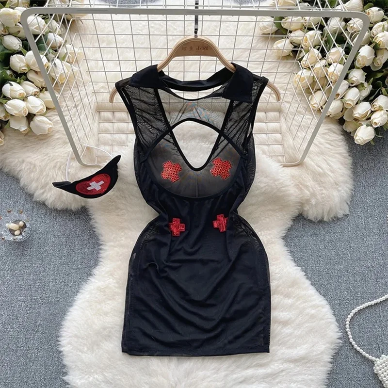 Woman Plus Size Sexy V-Neck Strap Dress Lace Trim Slim Short Dress Women Fashion Comfortable Dress Party Hotsweet