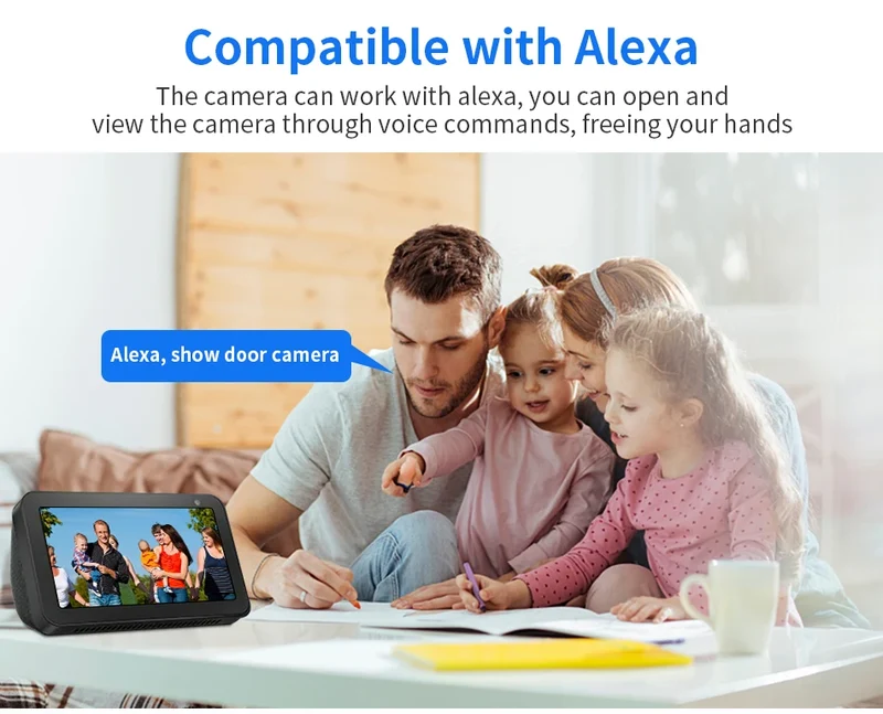 Hiseeu 4K 8MP Dual Lens PTZ Wifi IP Camera 8X Zoom Outdoor HD Full Color Night Vision Human Detection Video Surveillance Cameras