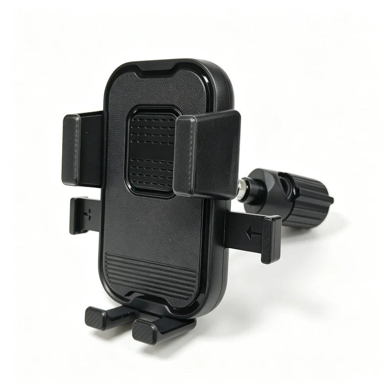 Bicycle Phone Clip Rearview Mirror Motorcycle Holder Rotating Knob Locking Mechanism Stability Enhancement Riding NavigationTool