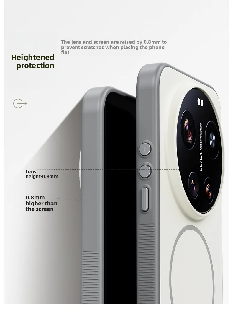 For Xiaomi Mi 17 Ultra Case Hard Silicone Skin Magnetic Wireless Charging Protective Back Cover For Xiaomi Mi 17 17Ultra hell