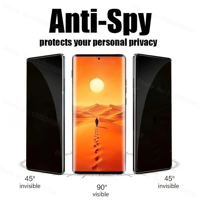 2-IN-1 9D Tempered Glass + 1Privacy Tempered Glass for Infinix Hot 60 Pro Plus Hot 60i 4G Hot 60 Pro Anti-Scratch Tempered Glass