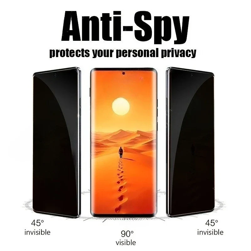 2-IN-1 9D Tempered Glass + 1Privacy Tempered Glass for Infinix Hot 60 Pro Plus Hot 60i 4G Hot 60 Pro Anti-Scratch Tempered Glass