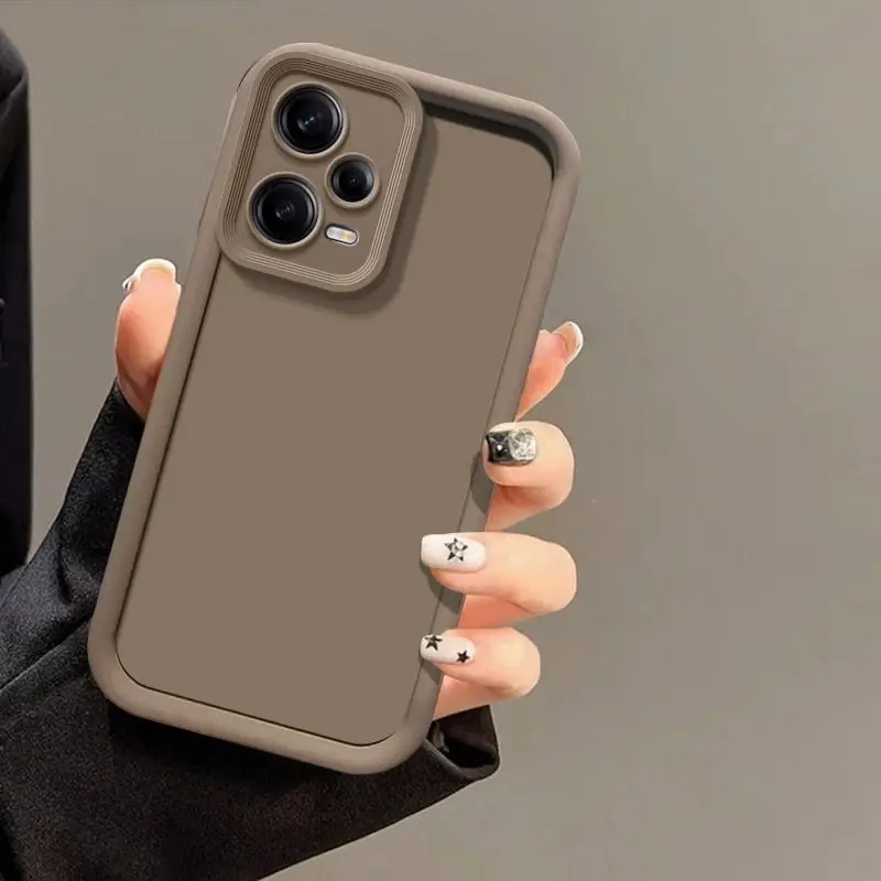 For Xiaomi Redmi Note 12 5G Case Redmi Note12 Pro + Plus 5G Protection Camera Shockproof Protection Matte Soft Back Cover