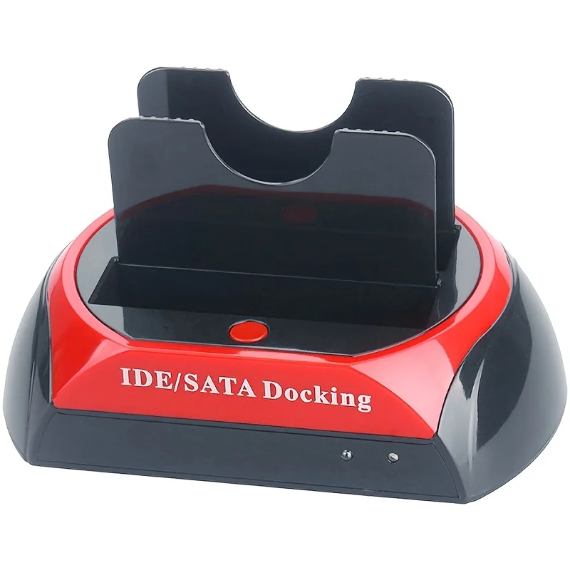 2.5 & 3.5 IDE/SATA Universal Hard Drive Dock - Dual-Disk, Dual-Use Serial & Parallel Ports for Maximum Mobility