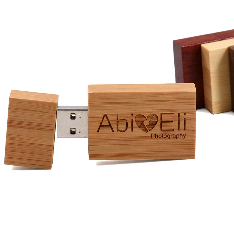 JASTER USB 3.0 Wooden block Flash Drive red wood pendrive 4GB 8GB 16GB 32GB 64GB Pen Memory Stick U Disk gift