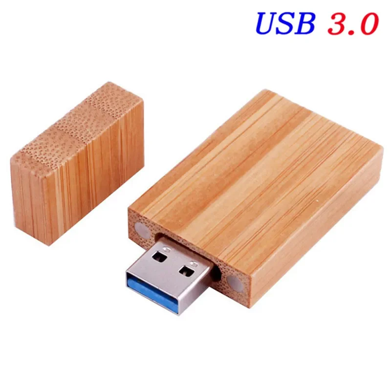 JASTER USB 3.0 Wooden block Flash Drive red wood pendrive 4GB 8GB 16GB 32GB 64GB Pen Memory Stick U Disk gift