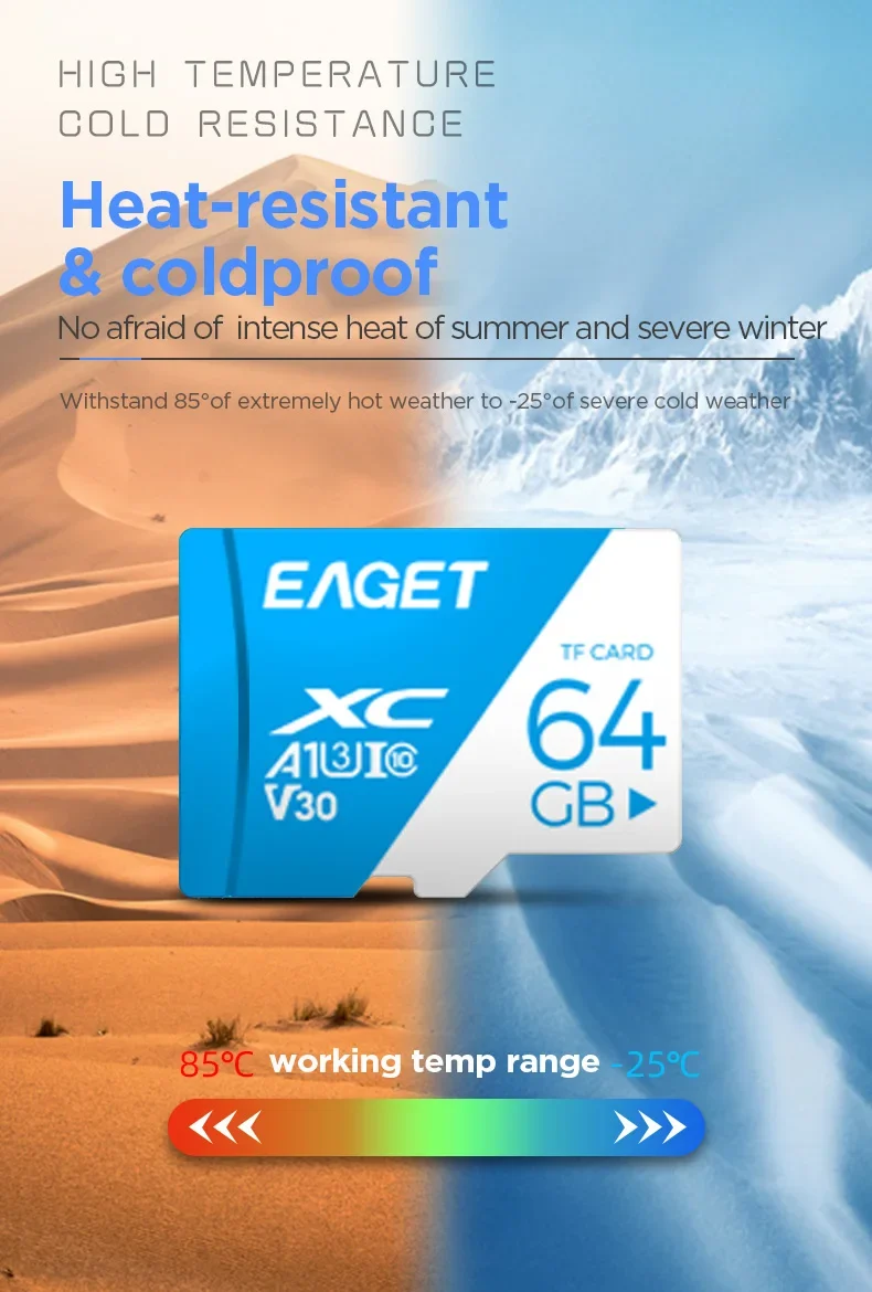 Eaget T1 Memory Card 512GB 256GB 128GB 32GB TF SD Card Class10 UHS-1 Flash Card Memory 64GB 32GB SD Card