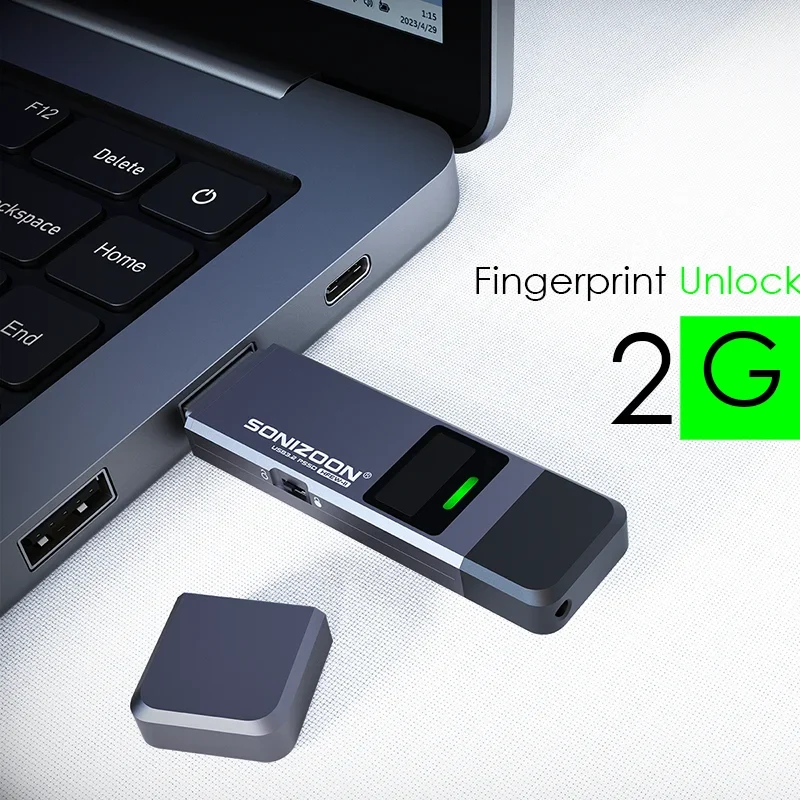 New 2.0 Fingerprint Encryption Solid State USB Flash Drive1TB/512GB/256GB Protection Data Privacy Usb флешка Pendrive