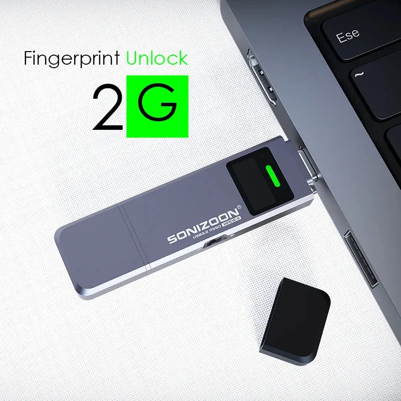 New 2.0 Fingerprint Encryption Solid State USB Flash Drive1TB/512GB/256GB Protection Data Privacy Usb флешка Pendrive