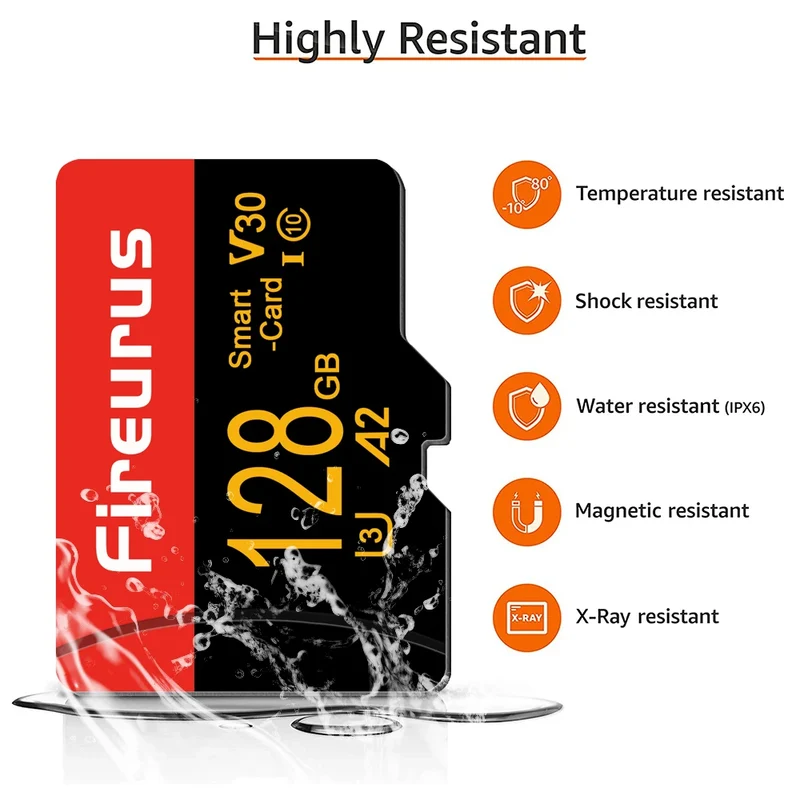 V30 Flash Micro Tf Sd Card 128GB Tarjeta Memoria High Speed A2 U3 SD Card For Gaming/Drone