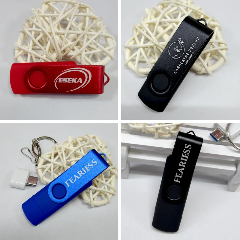100PCS USB 2.0 Pendrive 128GB 64GB 32GB 16GB 8GB USB Flash Drive 4GB 2GB Free Laser Logo 2.0 USB Flash Drive Stick Best Gift