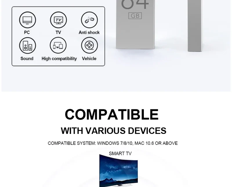 10PCS USB Flash Drive 3.0 Pendrive Stick 64GB Waterproof Memory USB Drive 128GB Hight Speed Pen Drives Flash USB Key Chain Gift