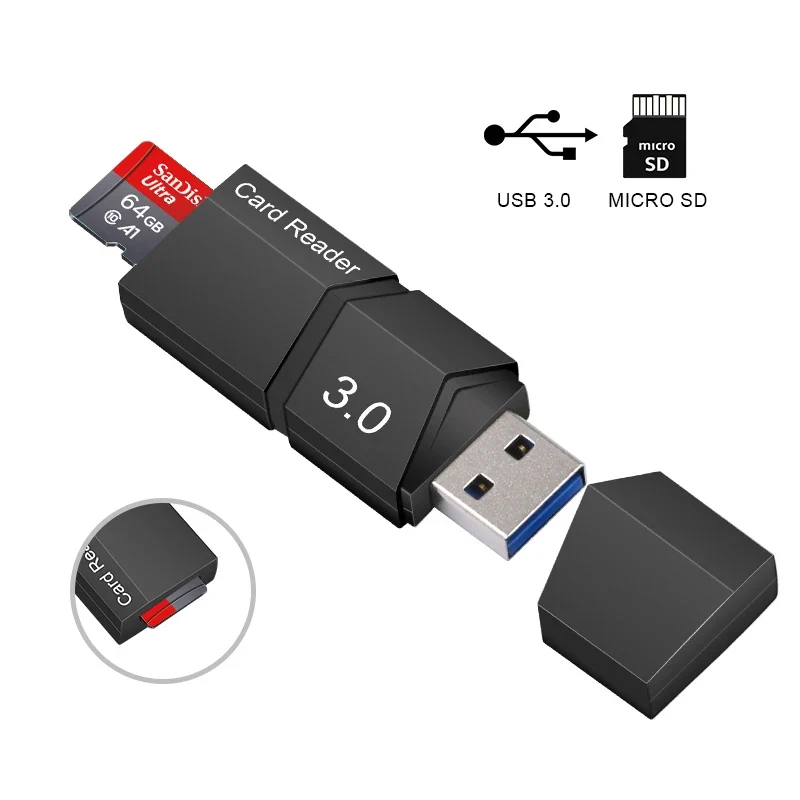 SD Card Reader USB 3.0 Card Reader 3.0 For USB Micro SD Adapter Flash Drive Smart Memory Card Reader SD Cardreader