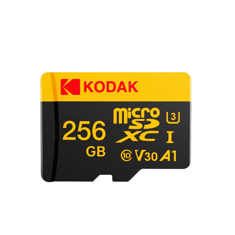 KODAK Memory Card 512GB 256GB Micro SD UP TO 100MB/s Class10 U3 32GB 64GB 128GB TF Card HD For USB Card Reader Adapter Microsd