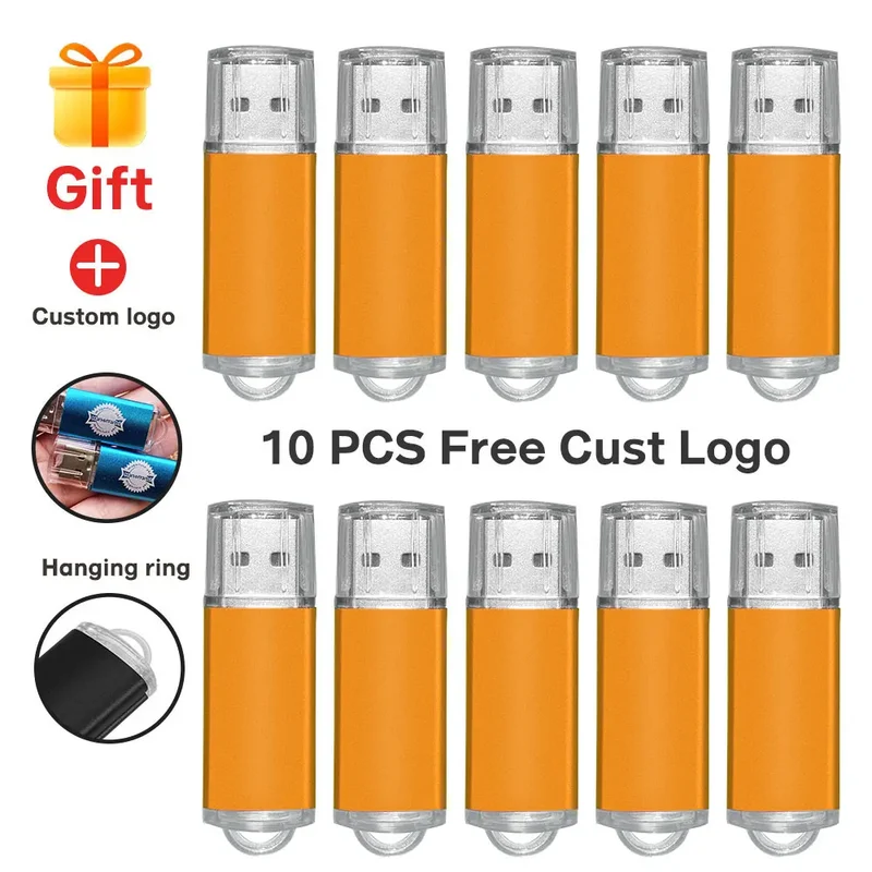 10PCS/lot Pen Drive 8GB 4GB 2GB 1GB USB Flash Drive 16GB Flash Disk 128MB 256MB 512MB Memory Flash Disk 2.0 Free Custom Logo