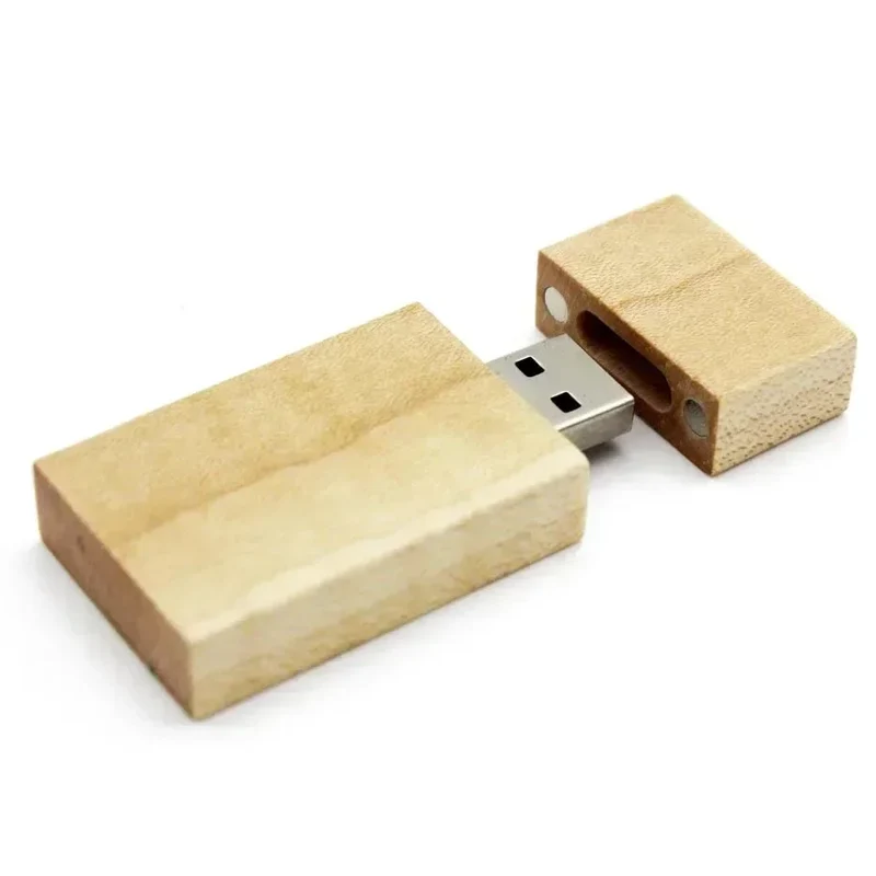 JASTER Wooden USB Flash Drive Red Wood Pendrive 64GB 16GB 32GB 4GB 8GB Creativo U Disk Memory Stick Wedding Gift Custom Logo